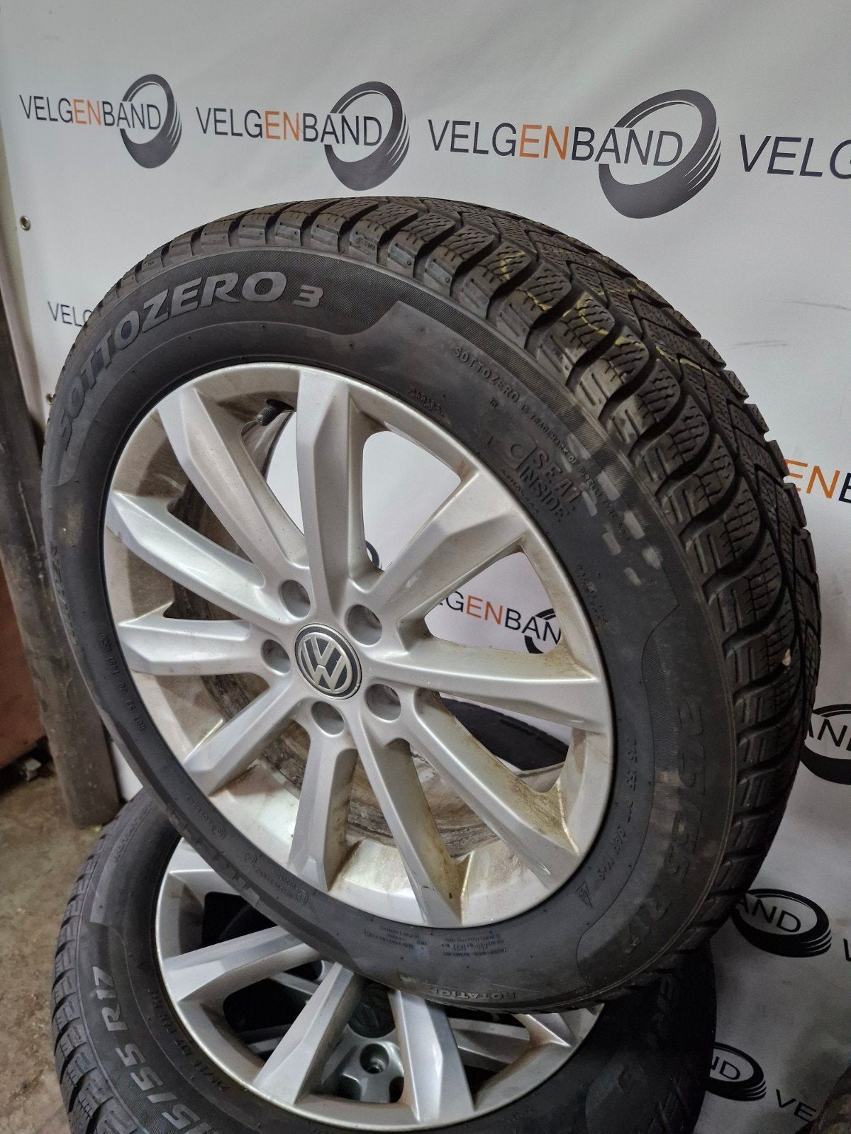 Winterset s VW passat gte T roc 215 55 17 5x112 57,1 winter, Auto-onderdelen, Banden en Velgen, ., Banden en Velgen, 17 inch, VW