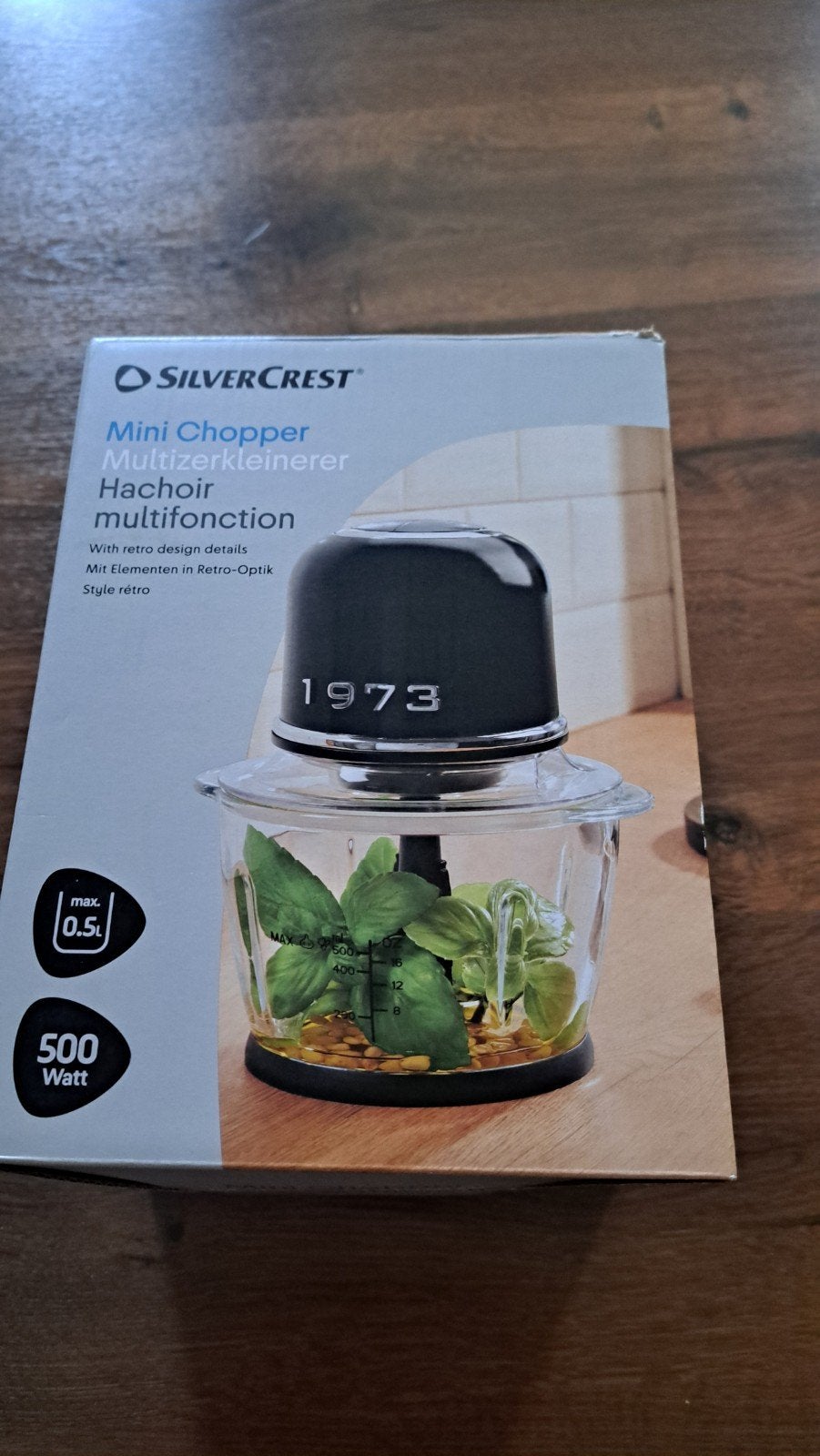Silvercrest Mini Chopper - Multizerkleinerer - Nieuw, Minder dan 1 liter, Ophalen, Nieuw, 1 snelheid