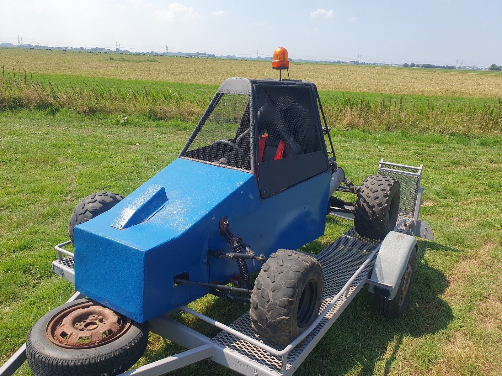 crossbuggy 600 cc met aanhanger, Ophalen, Gebruikt