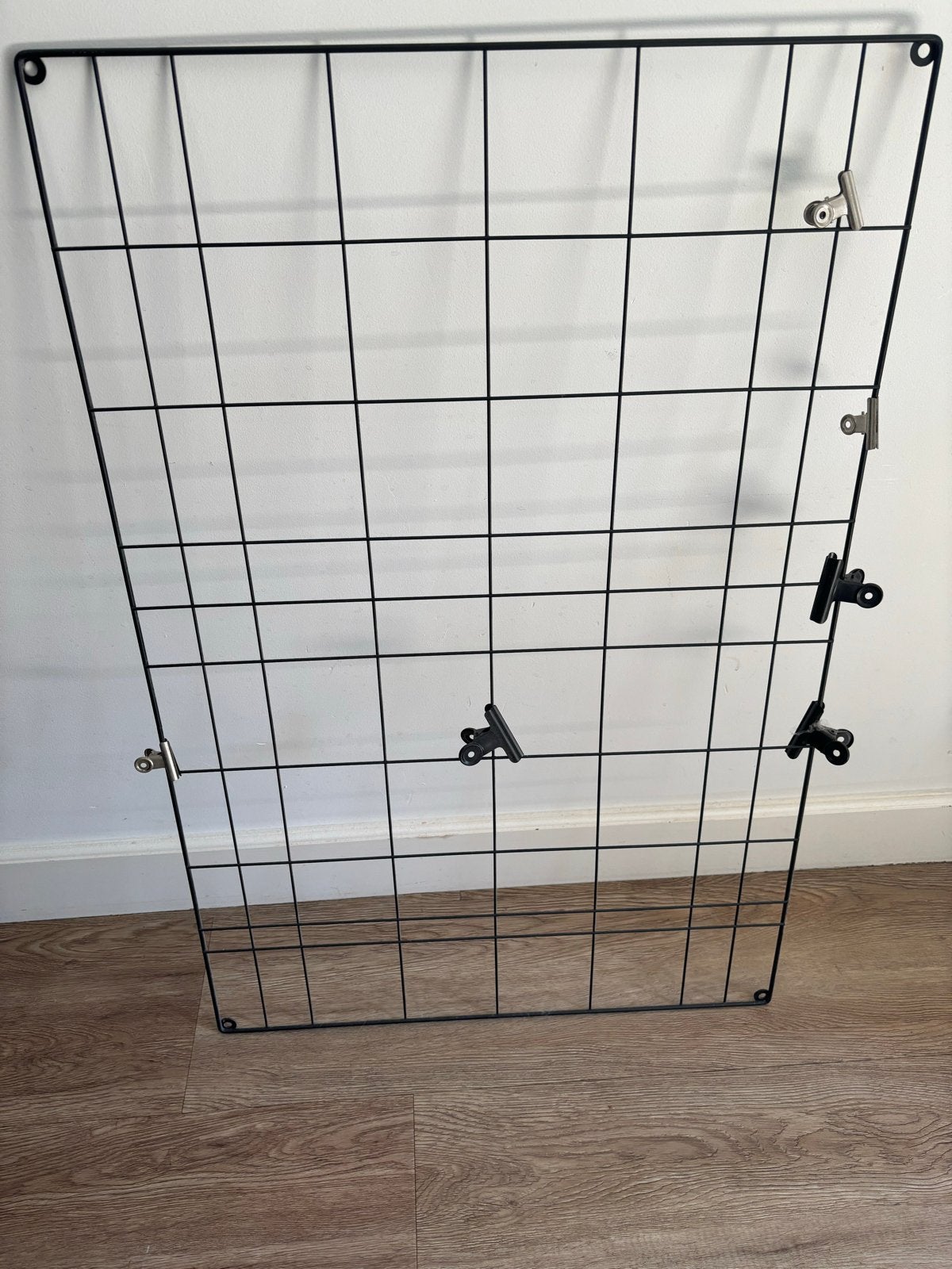Zwart metalen rek voor foto's of decoratie, Ophalen of Verzenden, Zo goed als nieuw