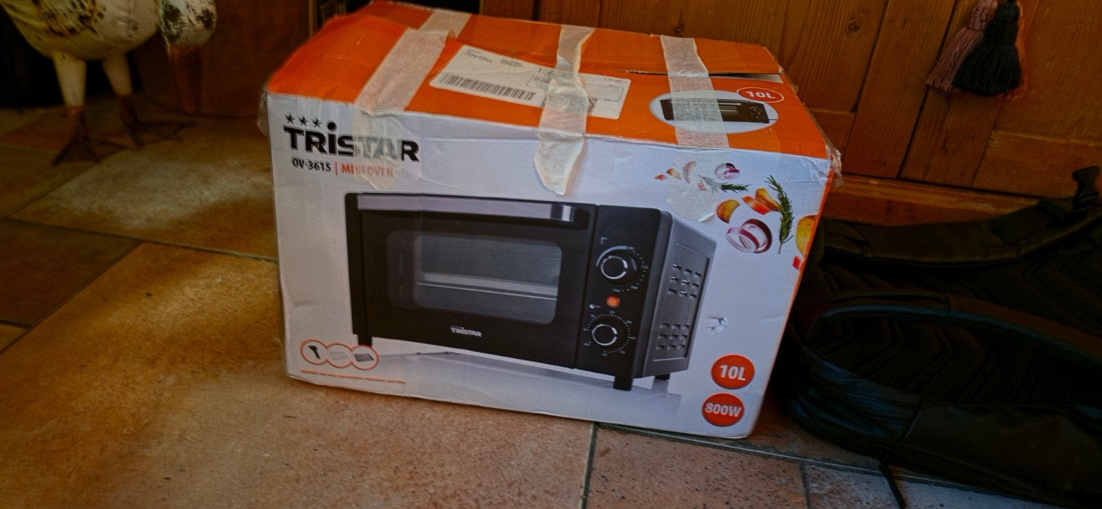Tristar OV-3651 Mini-oven - 10L, 800W, Ophalen, Minder dan 45 cm, Minder dan 45 cm, Zo goed als nieuw