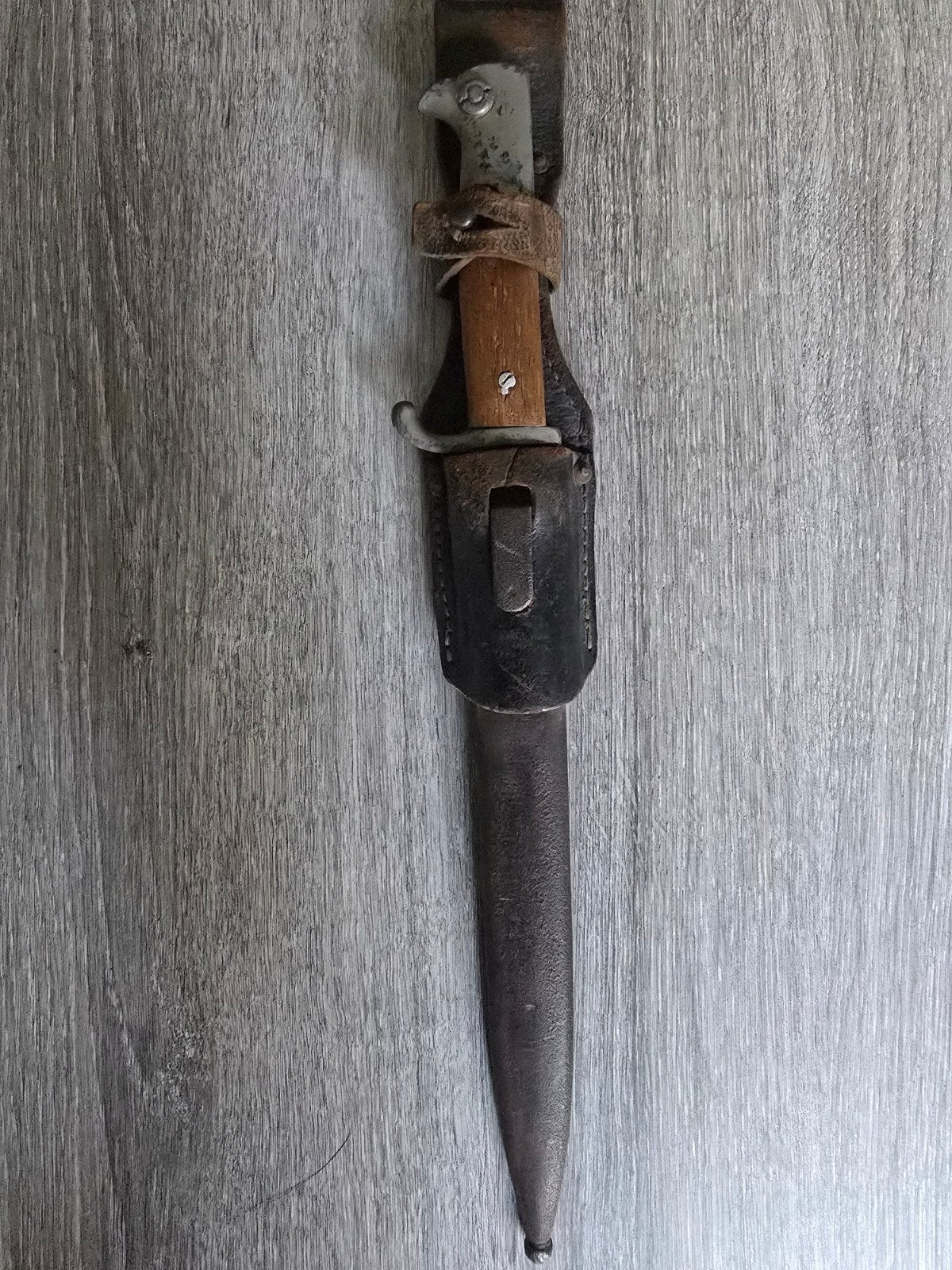 Duitse K98 Bajonet met houder, Verzamelen, Militaria | Tweede Wereldoorlog, Ophalen of Verzenden, Duitsland