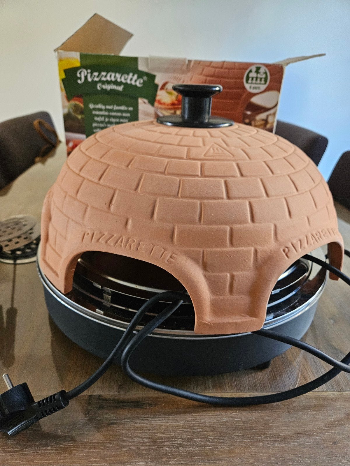 Emerio Pizzarette Original - Pizzaoven voor 6 personen, Ophalen, Minder dan 45 cm, Minder dan 45 cm, Pizzaoven