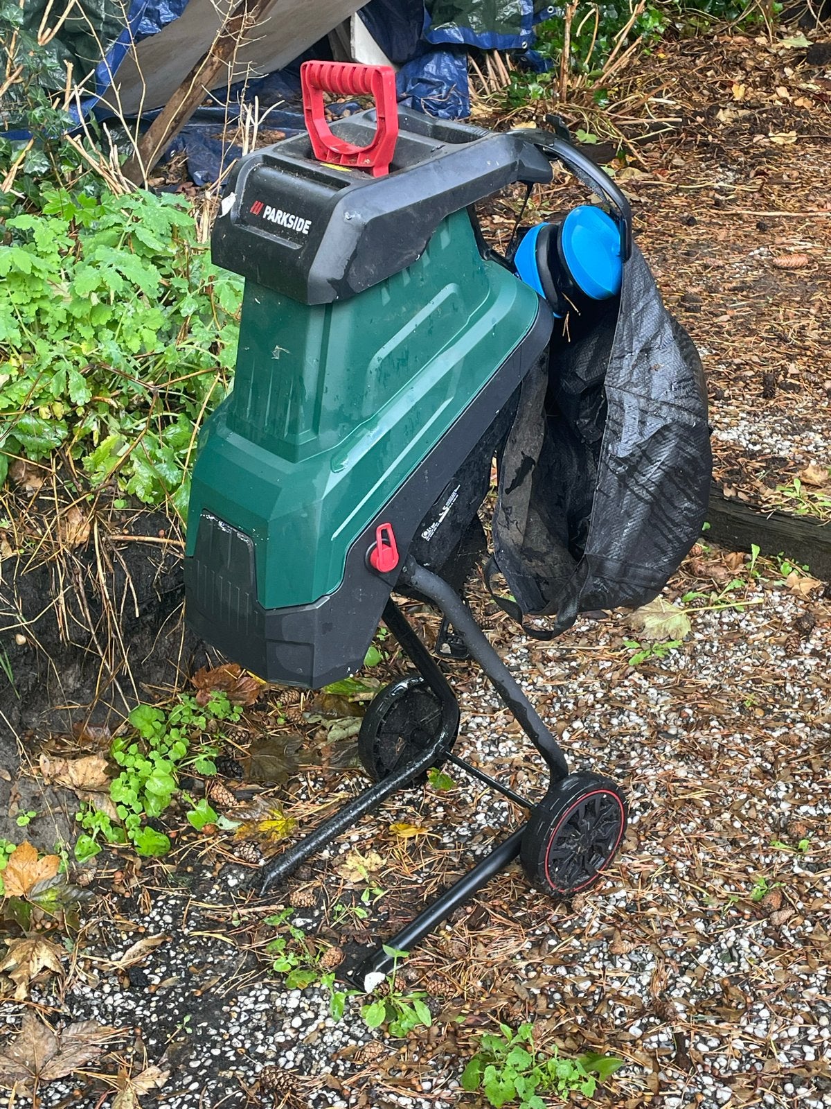 Parkside elektrische hakselaar - Zo goed als nieuw, Tuin en Terras, Ophalen, Zo goed als nieuw, Elektrisch, Met opvangzak