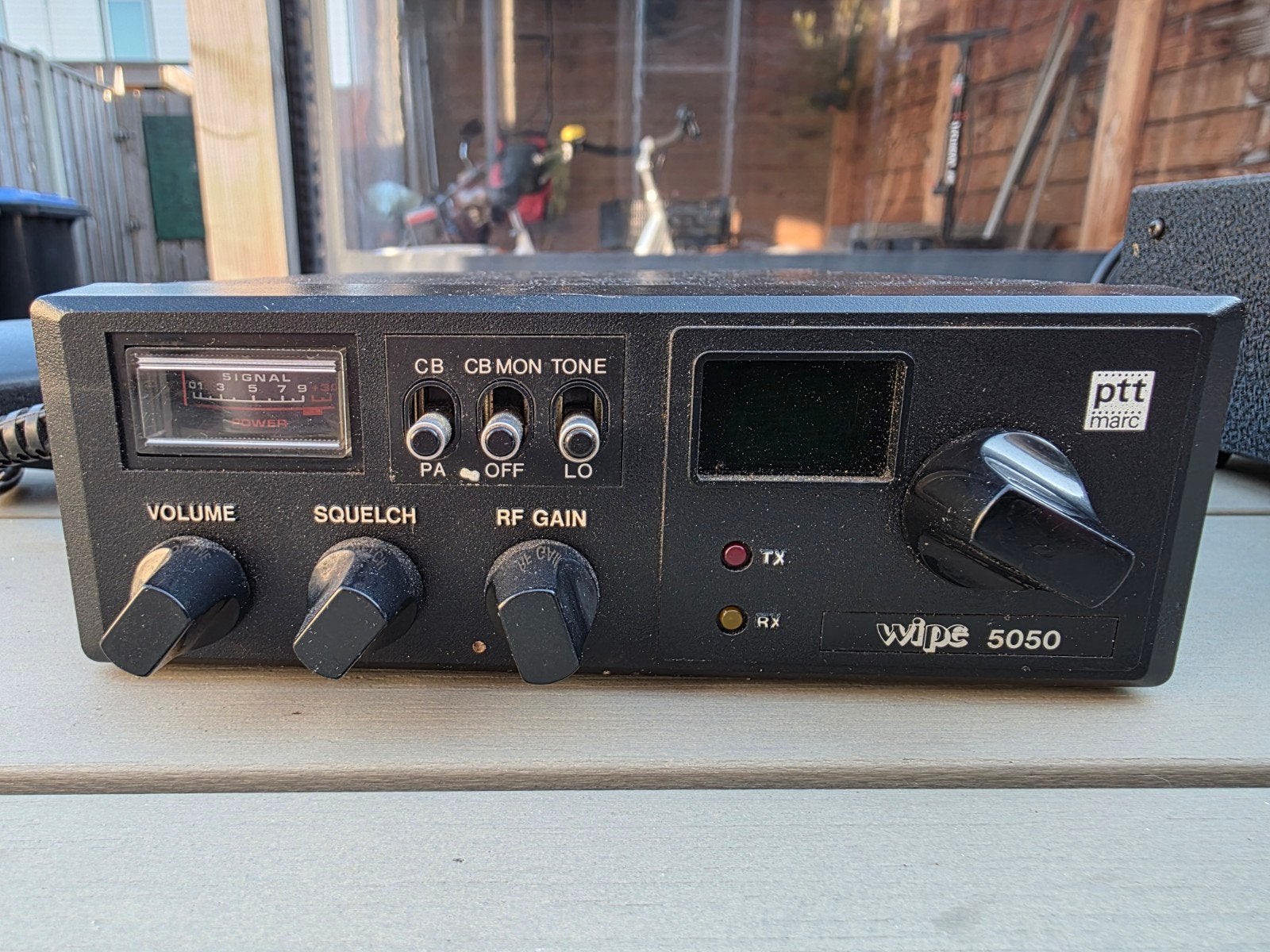 Wipe 5050 CB-radio met voeding en SWR-meter, Ophalen, Gebruikt, Zender en Ontvanger