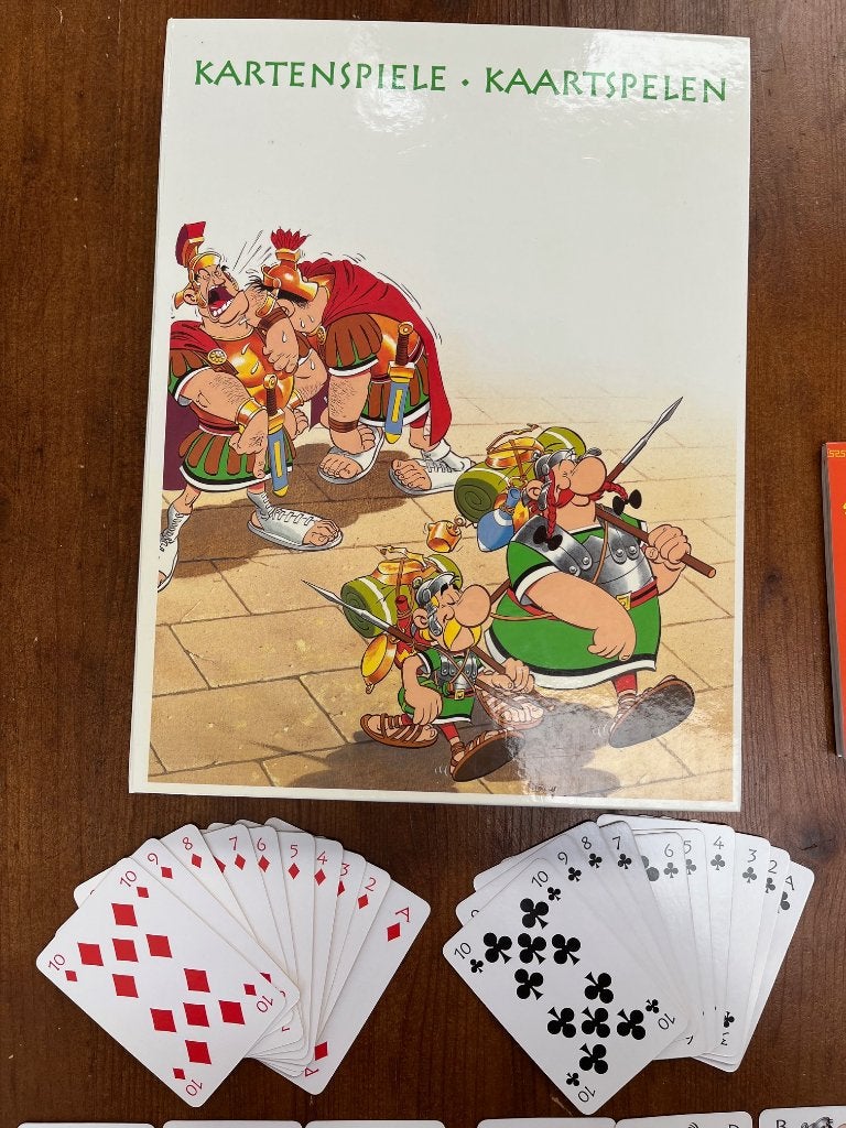 Luxe Asterix en Obelix kaartspel in doos, Hobby en Vrije tijd, Gezelschapsspellen | Kaartspellen, Vijf spelers of meer, Ophalen of Verzenden