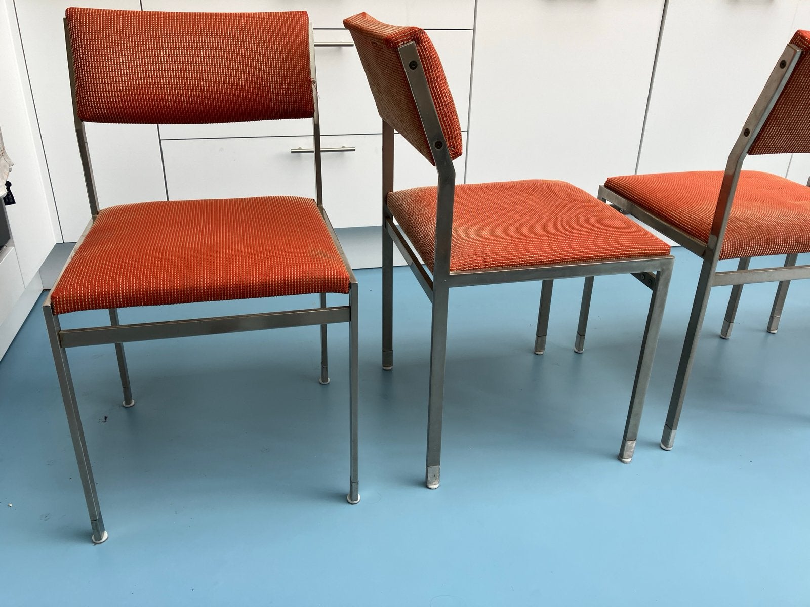 4 vintage Pastoe stoelen, Cees Braakman ca 1960, Huis en Inrichting, Stoelen, Ophalen, Gebruikt, Overige kleuren, Vintage Pastoe jaren 60