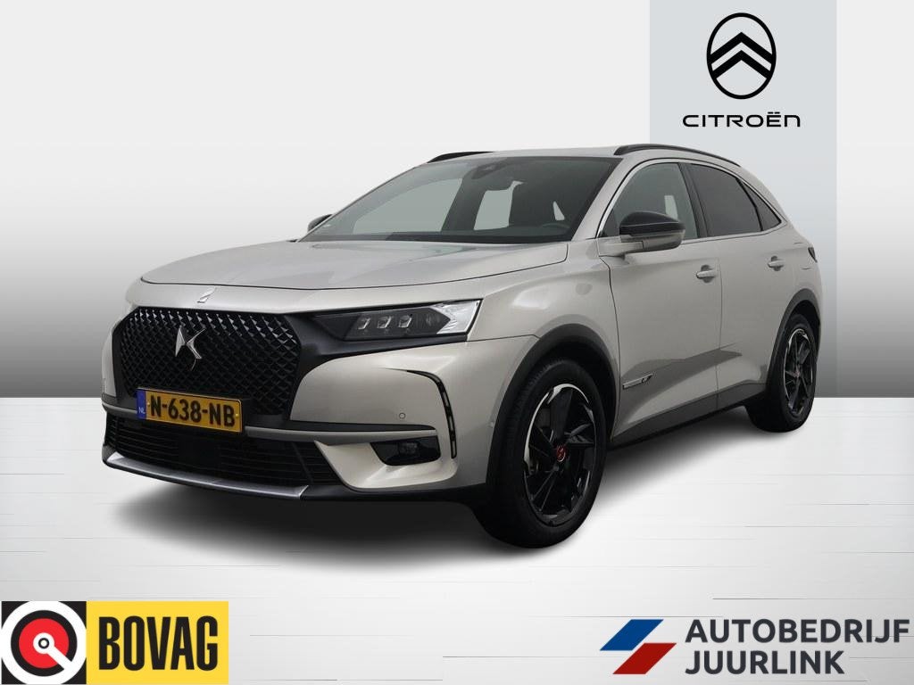 DS 7 Crossback E-Tense Performance Line+ Adap.Cruise/LED/Tre, Auto's, Dealer onderhouden, Euro 6, 4 cilinders, Hybride Elektrisch/Benzine
