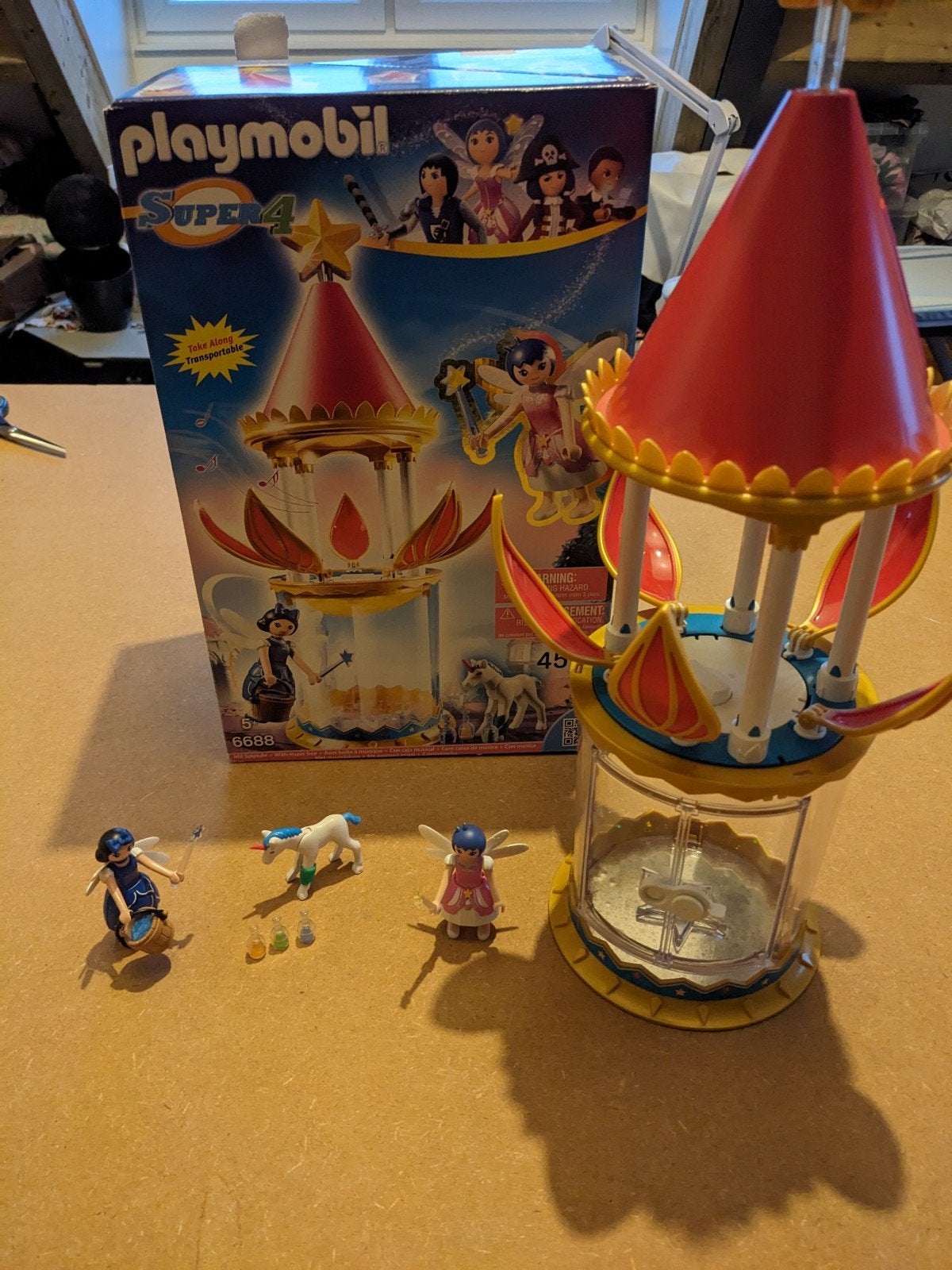 Playmobil Super Betoverde Eenhoorn Toren 6688, Gebouw, Complete set, Ophalen of Verzenden, Zo goed als nieuw
