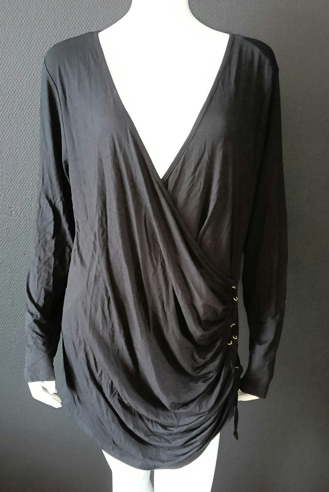 Zwarte shirt met lange mouwen, Kleding | Dames, Grote Maten, Zwart, Zo goed als nieuw, Bodyflirt, Shirt of Top
