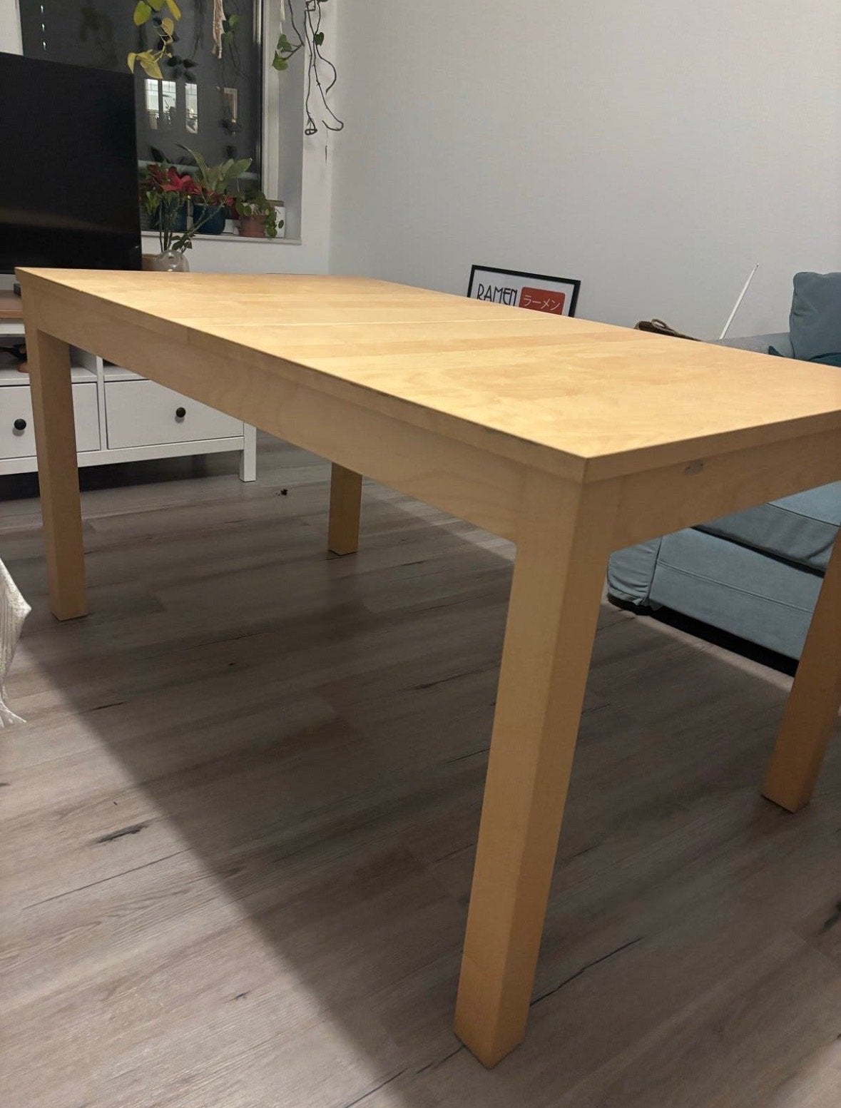Ikea Bjursta Houten extendable table - eettafel, Huis en Inrichting, Tafels | Eettafels, Ophalen, 100 tot 150 cm, 50 tot 100 cm