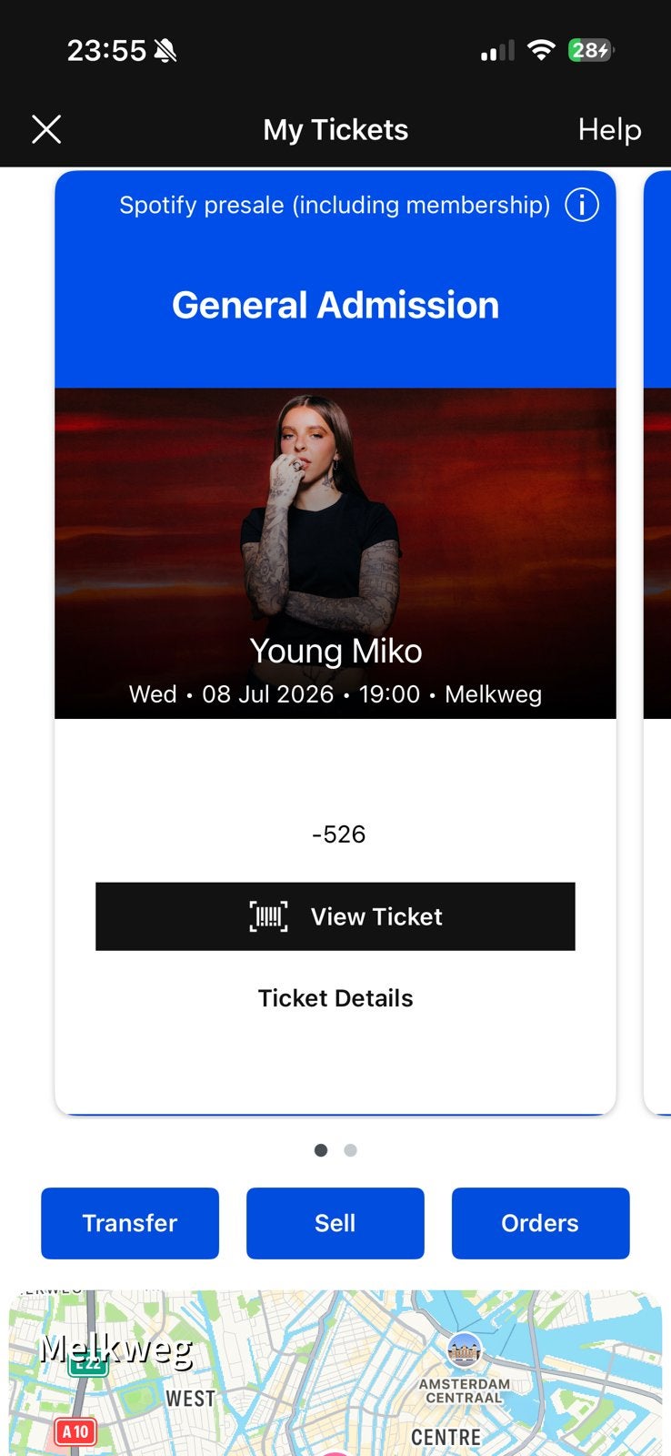 2X Young Miko Concert tickets, Twee personen