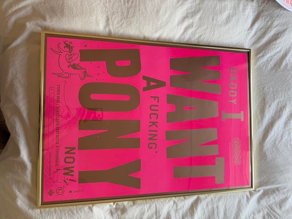 Studio boot posters 50-70 cm zonder lijst als nieuw, Ophalen of Verzenden, Zo goed als nieuw, 50 tot 75 cm, 75 cm of meer