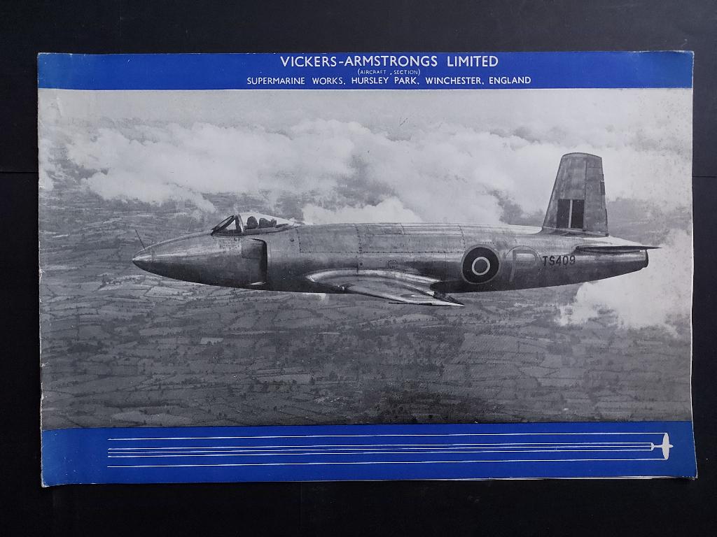 Boekje van Vickers-Armstrong Limited (N180), Ophalen of Verzenden, Gebruikt, Boek of Tijdschrift