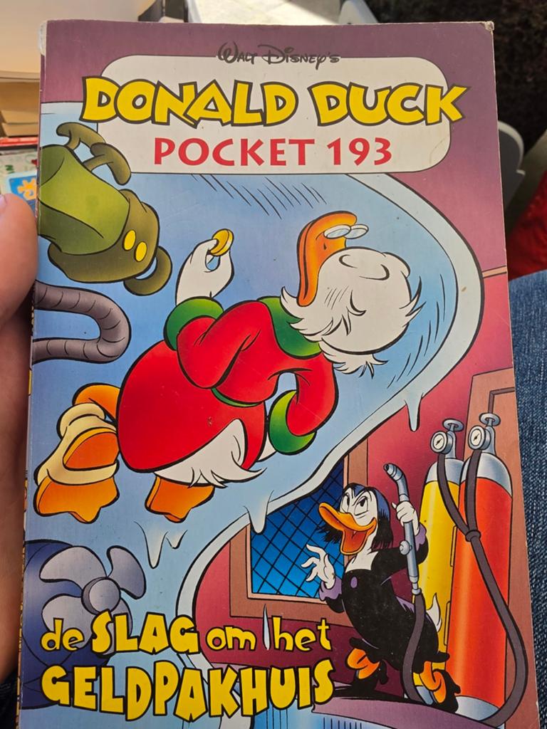 Donald Duck Pocket 193: De Slag om het Geldpakhuis, Eén stripboek, Ophalen of Verzenden, Gelezen, Walt Disney