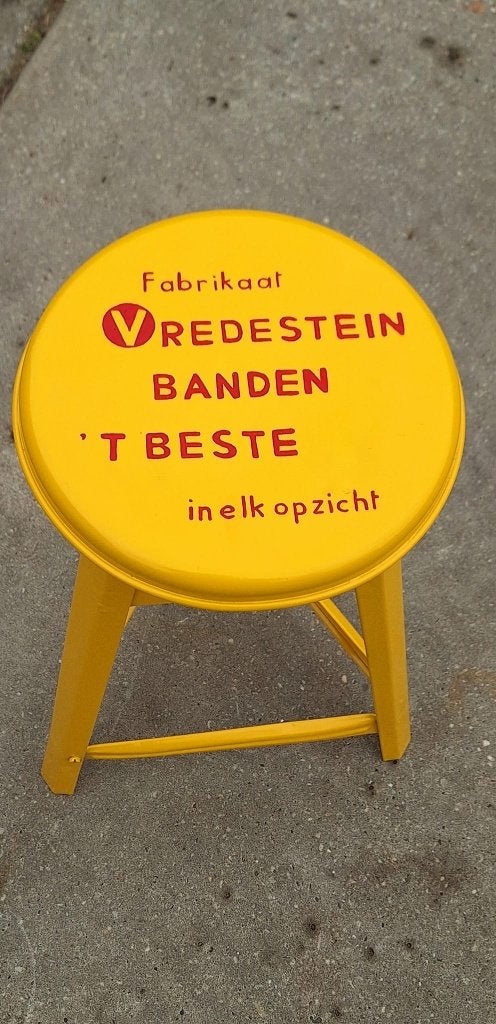 100 % originele werkplaatskruk van Vredestein banden., Gebruikt, Gebruiksvoorwerp, ., Ophalen of Verzenden