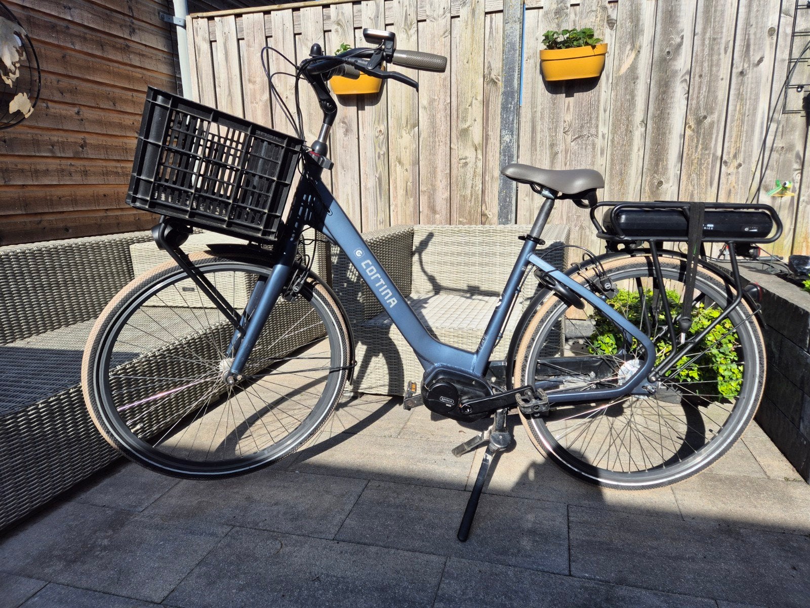 Cortina E-common Family E-bike - Mystery Grey Matt, Ophalen, Zo goed als nieuw, 47 tot 51 cm, Cortina