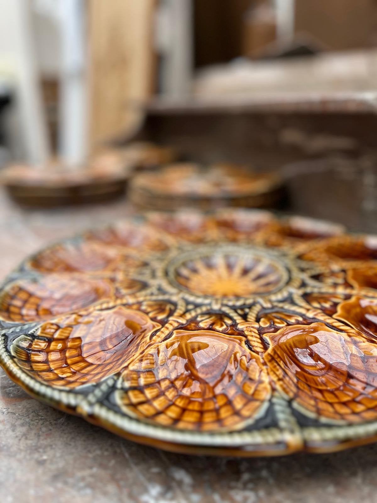 Set Sarreguemines oesterschalen, Ophalen