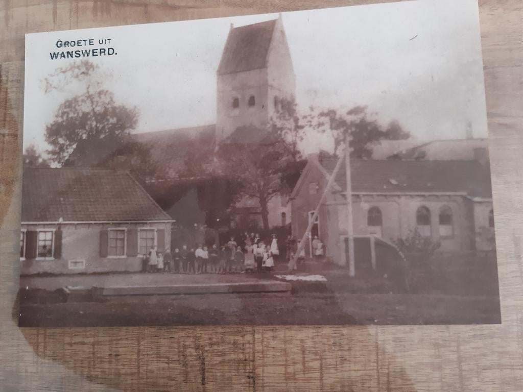 Groot formaat oude foto van Wanswerd 30 x 20 cm, Ophalen of Verzenden, 1940 tot 1960, Antwerpen