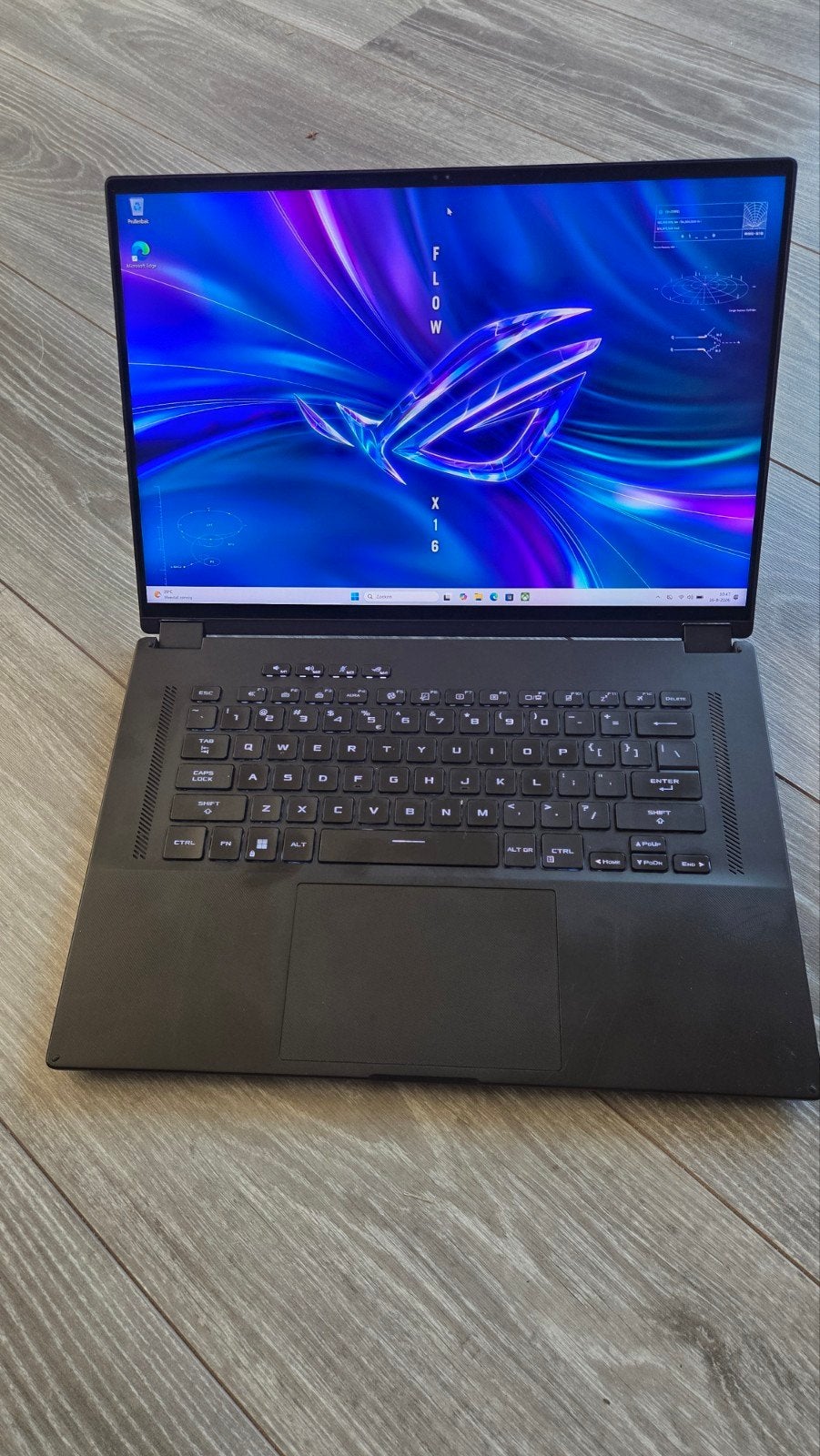ASUS ROG Flow X16 – i9-13900H / RTX4070 Mini-LED touchscreen, Ophalen, 32 GB, Zo goed als nieuw, Met videokaart