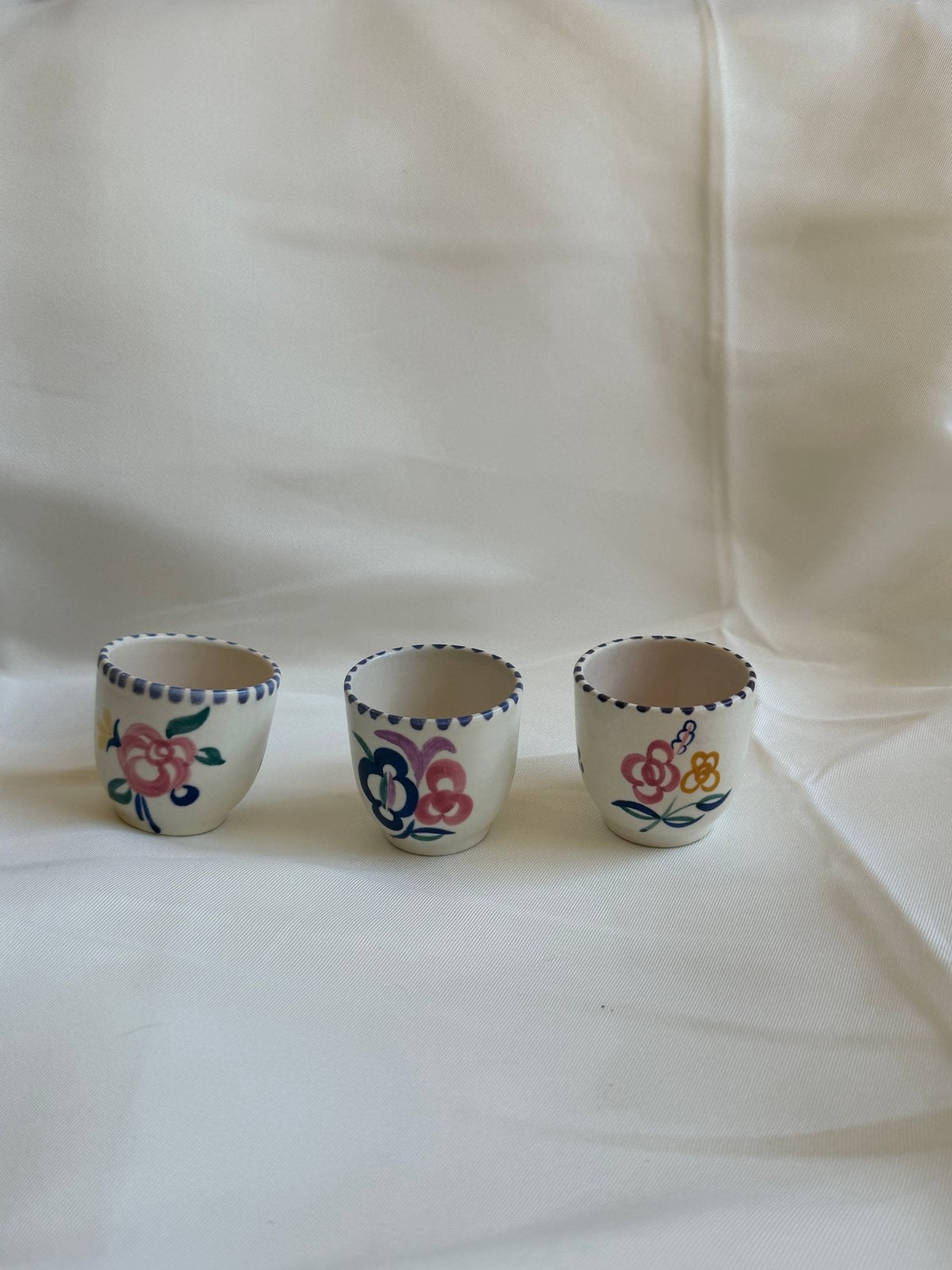 Poole Pottery Traditional Ware KW Eierdopjes (Set van 3), Antiek en Kunst, Ophalen of Verzenden