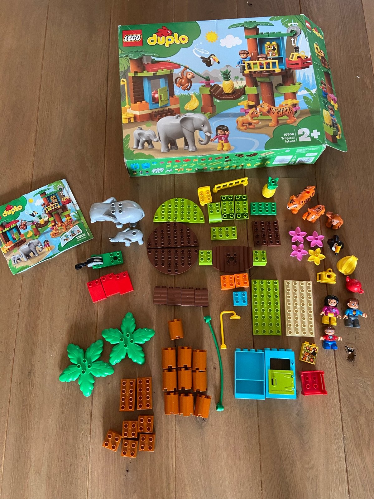LEGO Duplo 10906 Tropisch Eiland, Ophalen, Zo goed als nieuw, Duplo, Inclusief doos