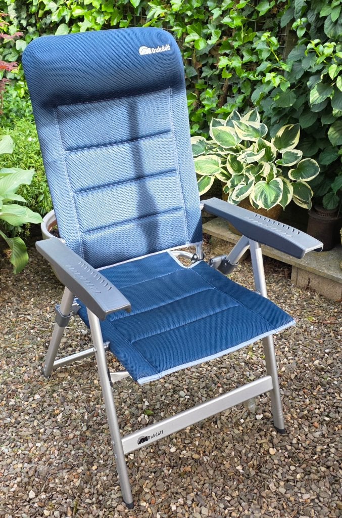 2 Dukdalf Presto 8800 kampeerstoelen, Ophalen, Zo goed als nieuw, Campingstoel
