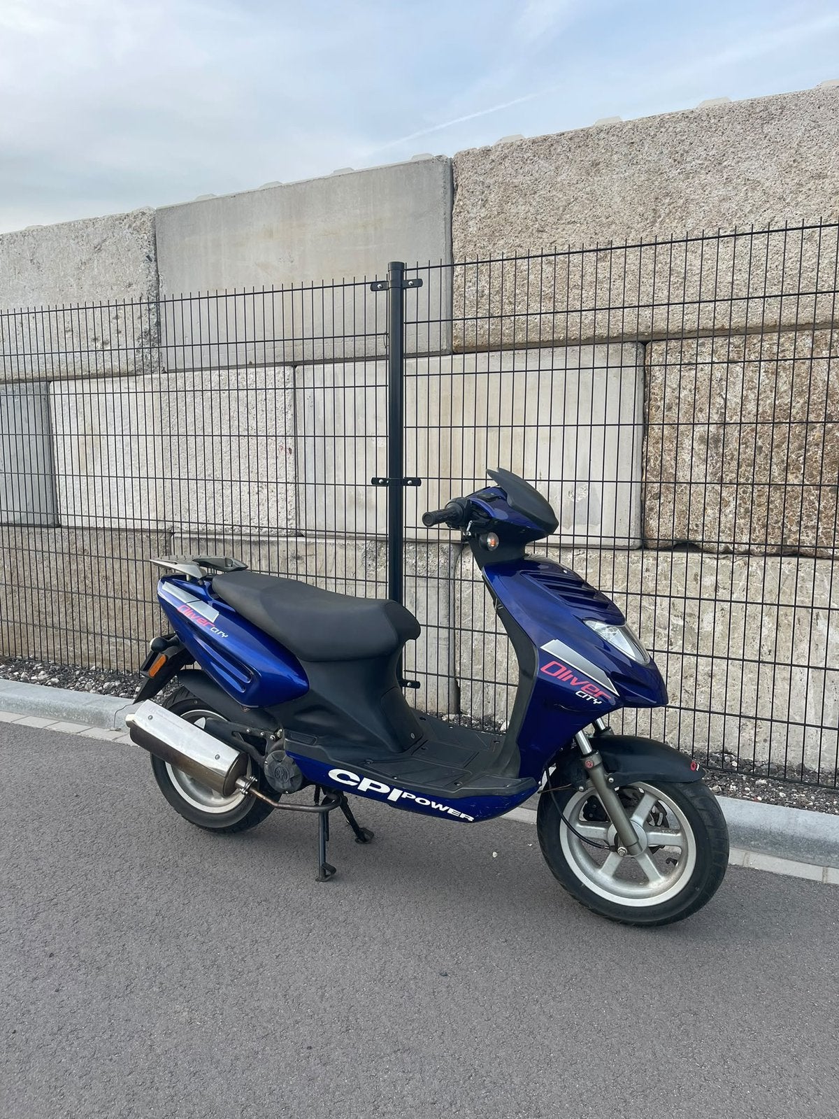CPI Oliver City snor Scooter - Blauw, 2700 KM, Ophalen, Gebruikt, Benzine, Maximaal 25 km/u
