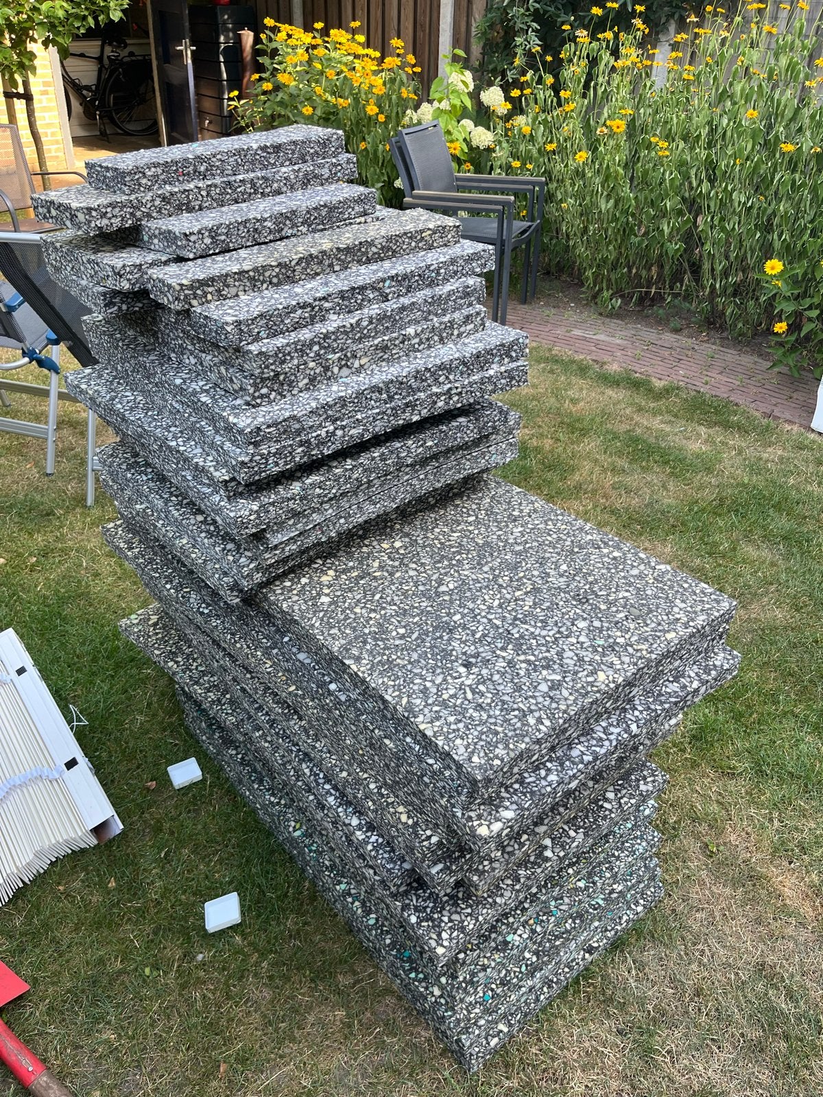Geluidsisolatie vlokkenschuim 100x50 cm (20 stuks + delen), Ophalen, Overige materialen, 4 tot 8 cm, Muurisolatie