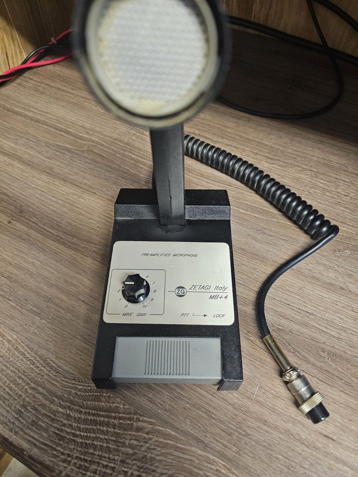 Zetagi MB + 4 Tafelmicrophone, Telecommunicatie, Zenders en Ontvangers, Ophalen of Verzenden, Gebruikt, Zender en Ontvanger