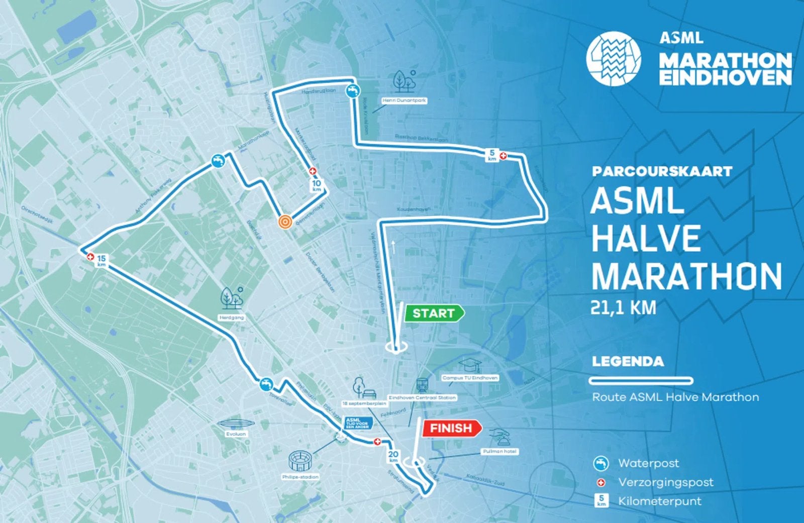 Startbewijs ASML halve marathon Eindhoven, Tickets en Kaartjes, Eén persoon, Oktober