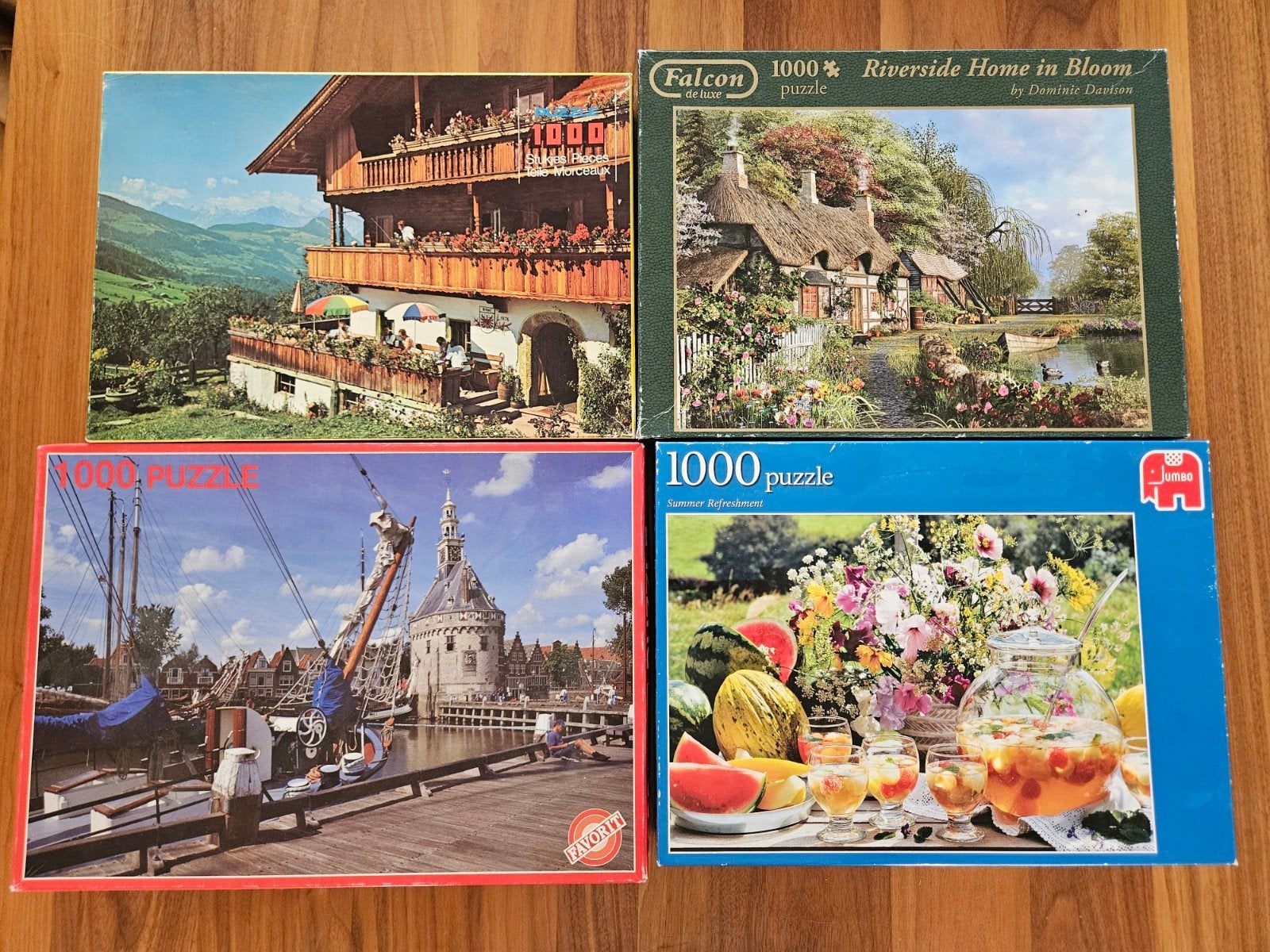 Diverse legpuzzels: 1000 stukjes, Ophalen, 500 t/m 1500 stukjes, Gebruikt, Legpuzzel