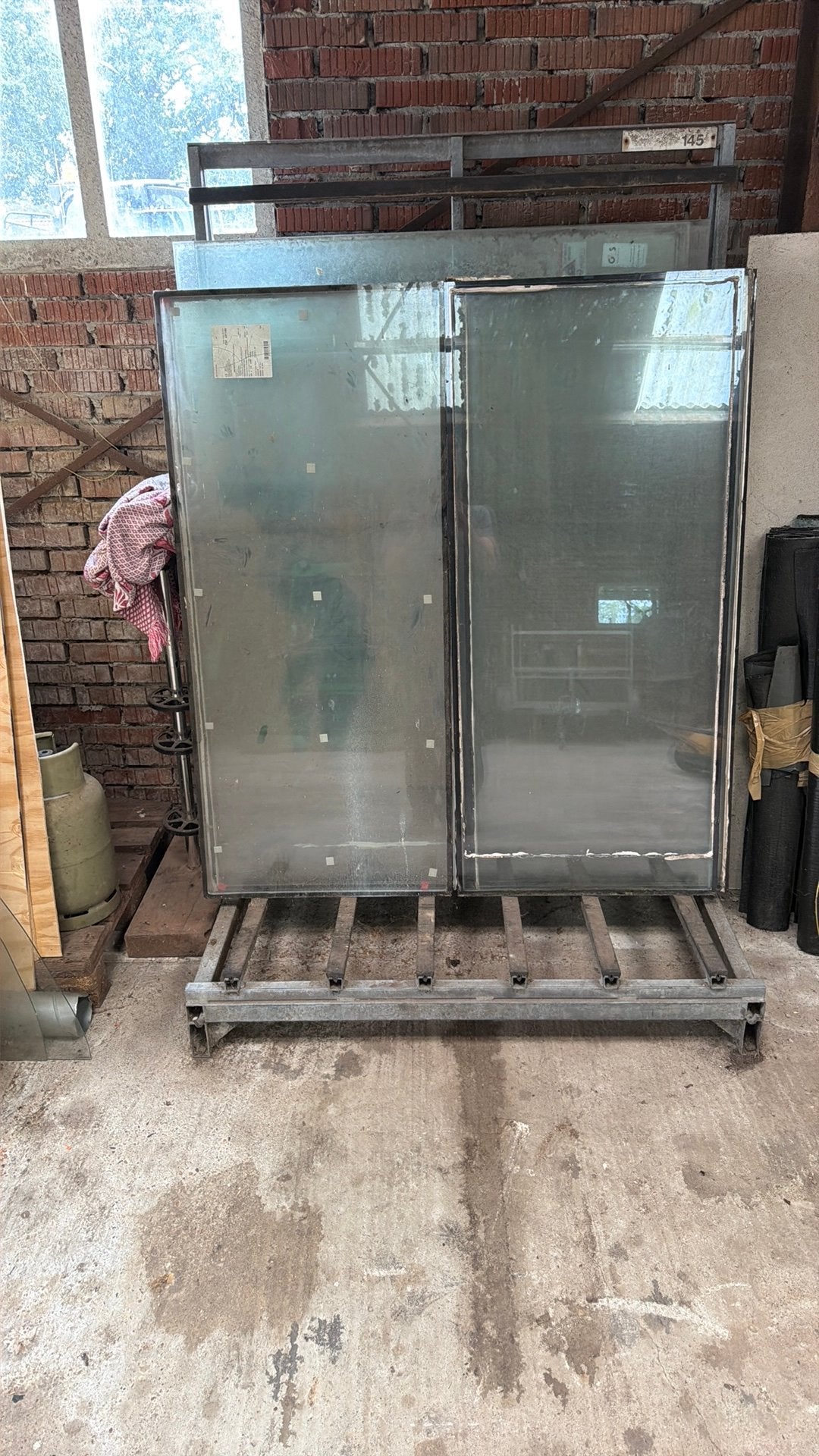 Thermopane glas, Ophalen, Zo goed als nieuw, Minder dan 80 cm, Gevelraam of Ruit