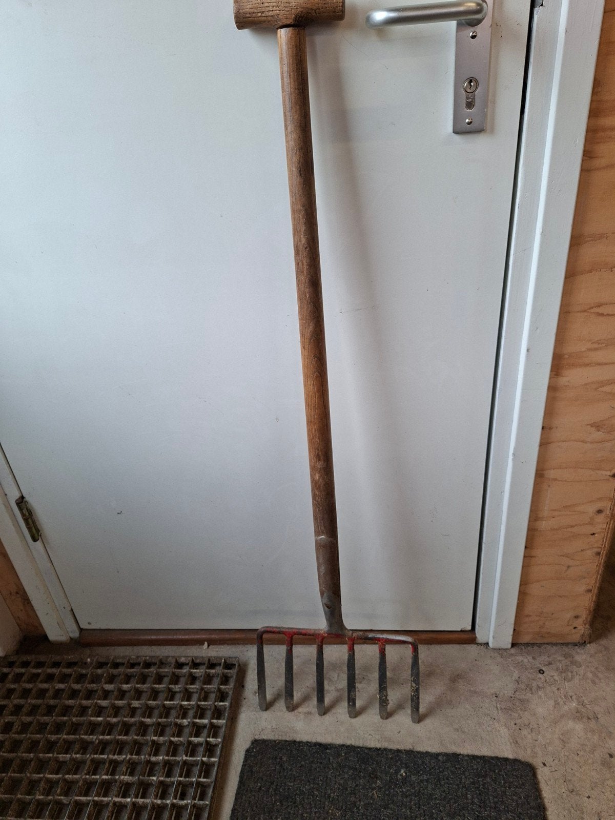 Tk Rvs Sneeboer vork spitvork greep., Tuin en Terras, Ophalen, Gebruikt, Vork, Sneeboer