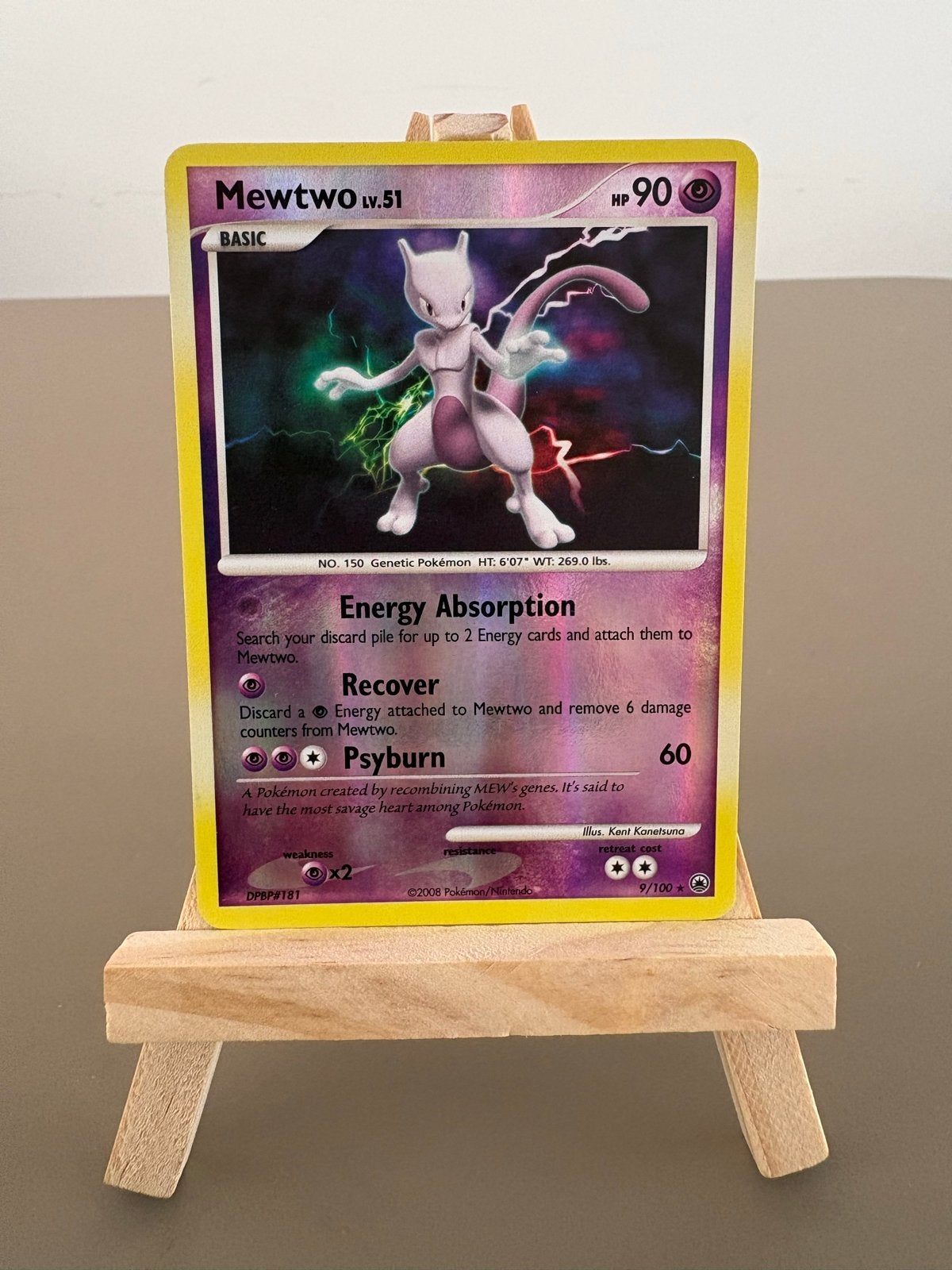 Mewtwo #9 majestic dawn- NM., Ophalen of Verzenden, Zo goed als nieuw, Losse kaart