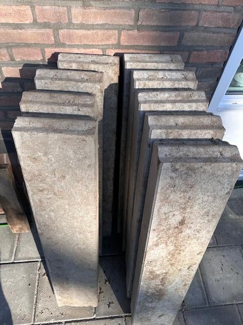 Stoepbandjes 100cm x 10cm x 20cm  , Ophalen, Zo goed als nieuw, Beton, Overige typen