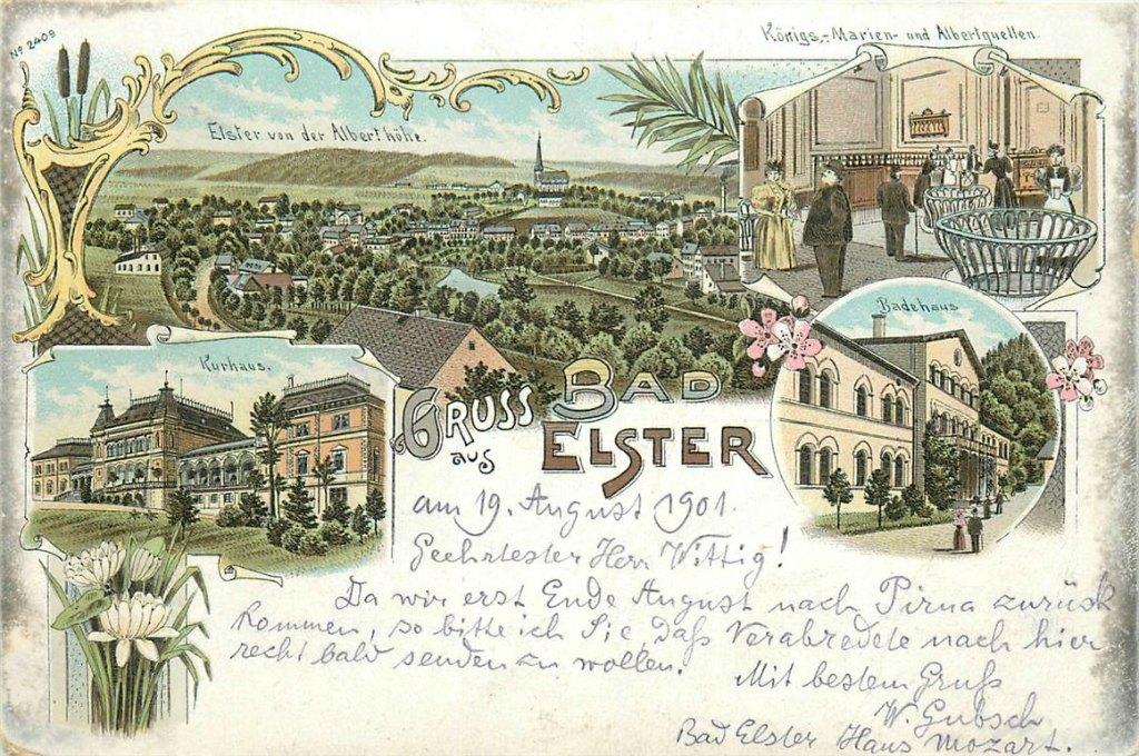 701-274-011 Bad Elster Litho, Verzenden, Voor 1920, Duitsland