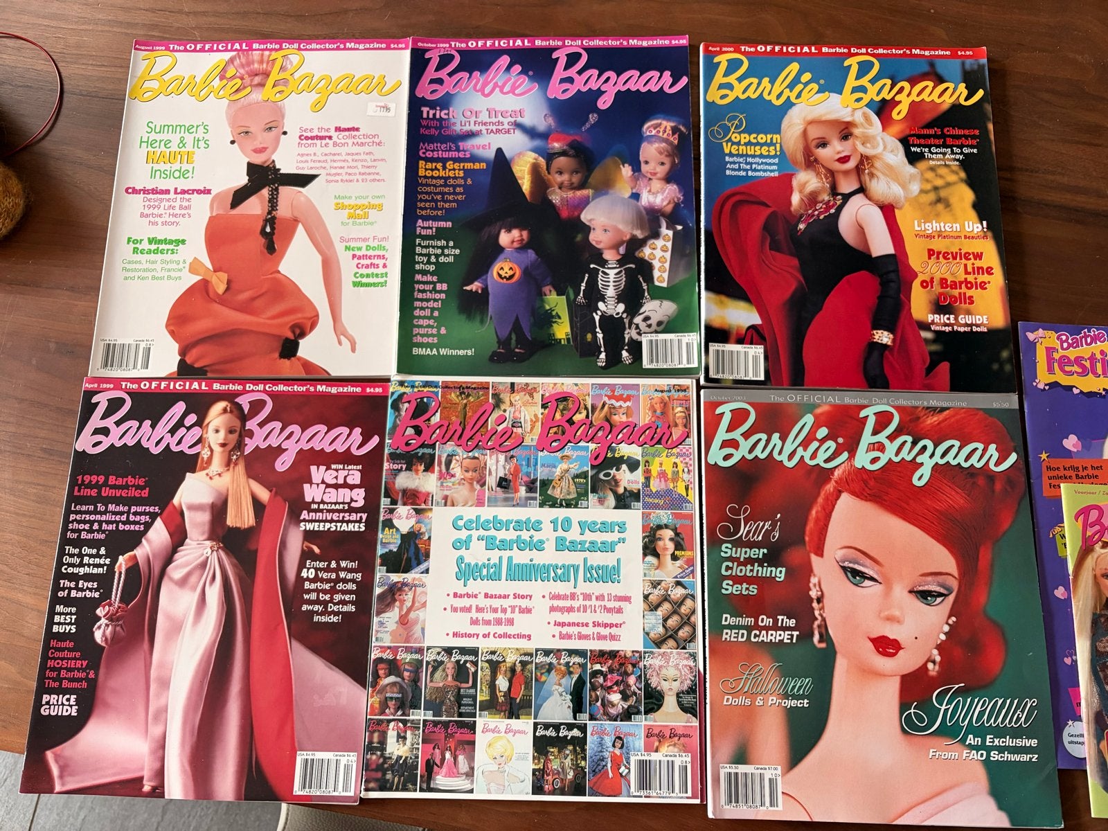 Barbie Bazaar & Barbie Journal tijdschriften - 8 stuks, Verzamelen, Ophalen of Verzenden, Zo goed als nieuw, Accessoires