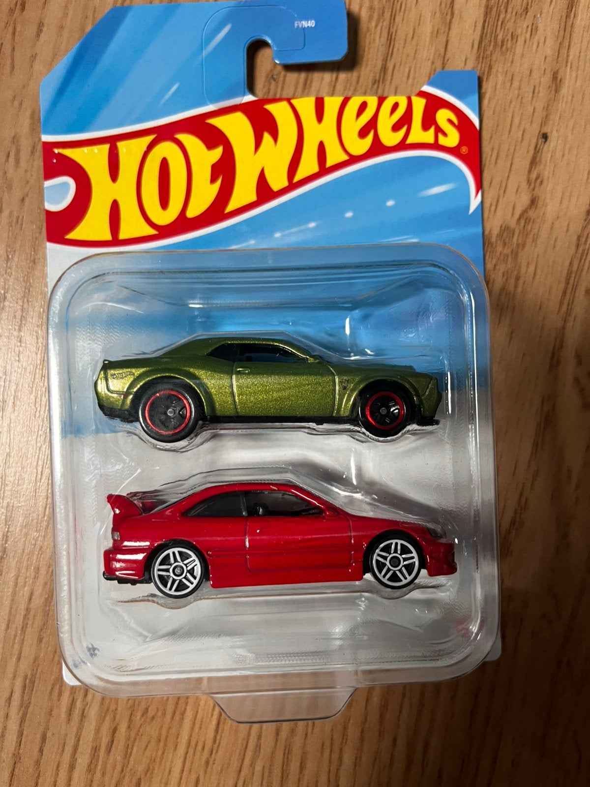 Hotwheels honda civic dodge hellcat duo pack, Verzenden, Nieuw, Auto