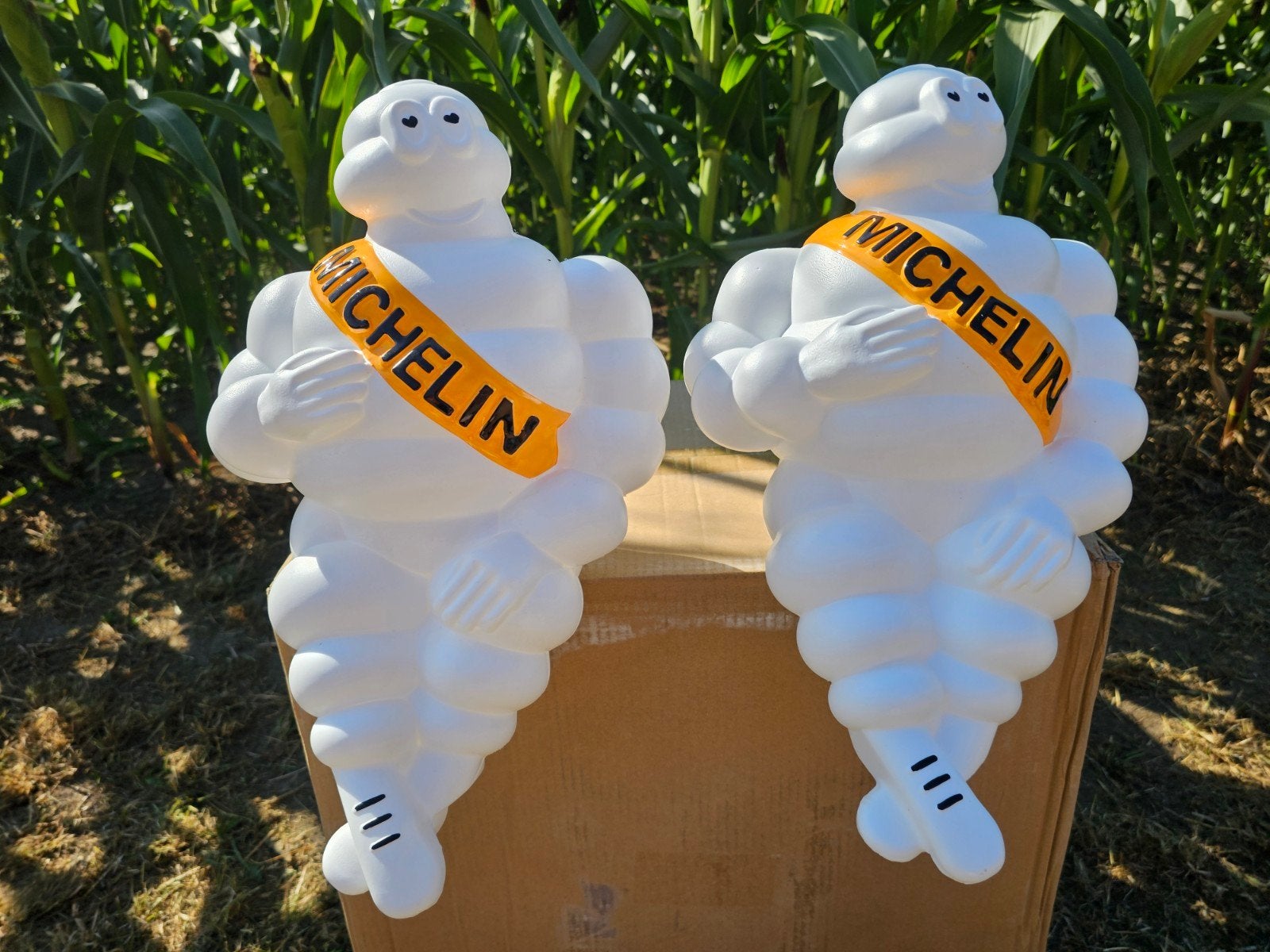 Michelin pop / poppen set 46 cm zonder led Incl beugeltjes, Ophalen of Verzenden