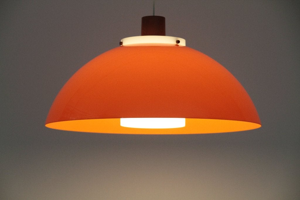 Hanglamp – Uno & Östen Kristiansson, Luxus, Zweden, jaren 60, Huis en Inrichting, Hout, Mid-century Modern / Zweeds Design / Scandinavian Modern