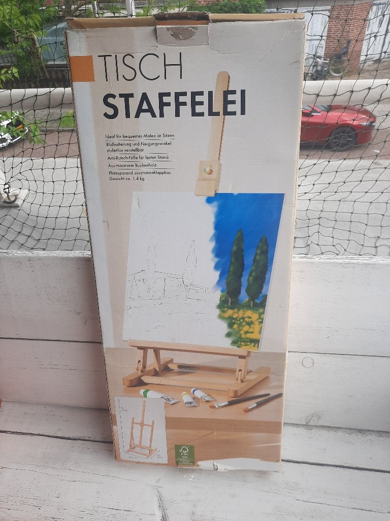 Tafel schildersezel - Ideaal voor comfortabel schilderen, Ophalen, Zo goed als nieuw, Ezel