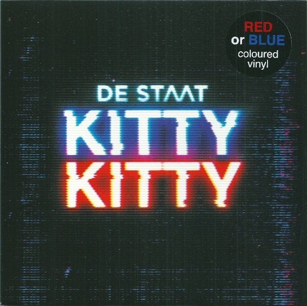 De Staat - Kitty Kitty  blauw vinyl, Colored vinyl, 7 inch, Ophalen of Verzenden, Zo goed als nieuw