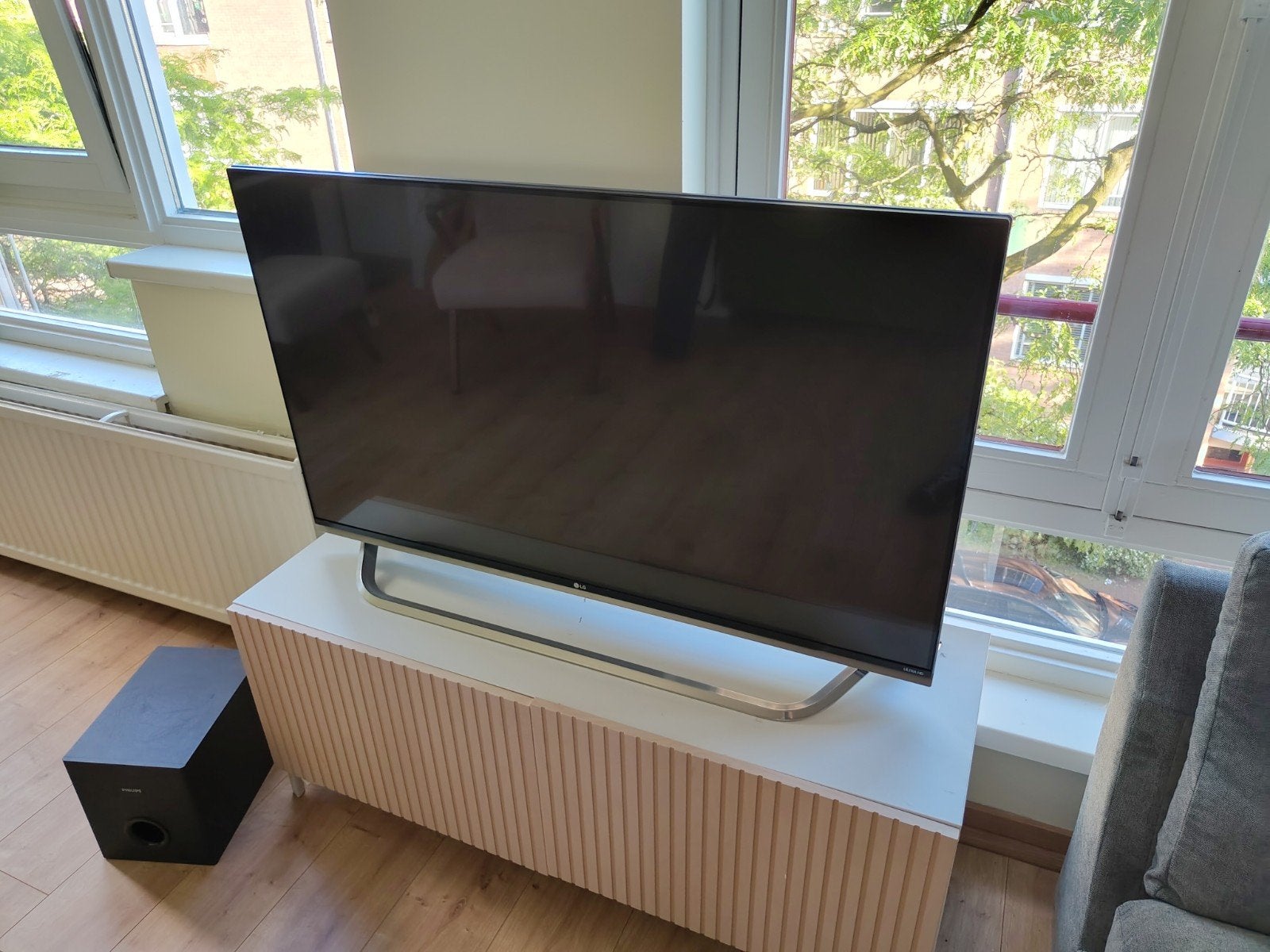 LG Ulta HD 4K LG 49fu850v 49 inch, Ophalen, Gebruikt, 50 Hz, LCD