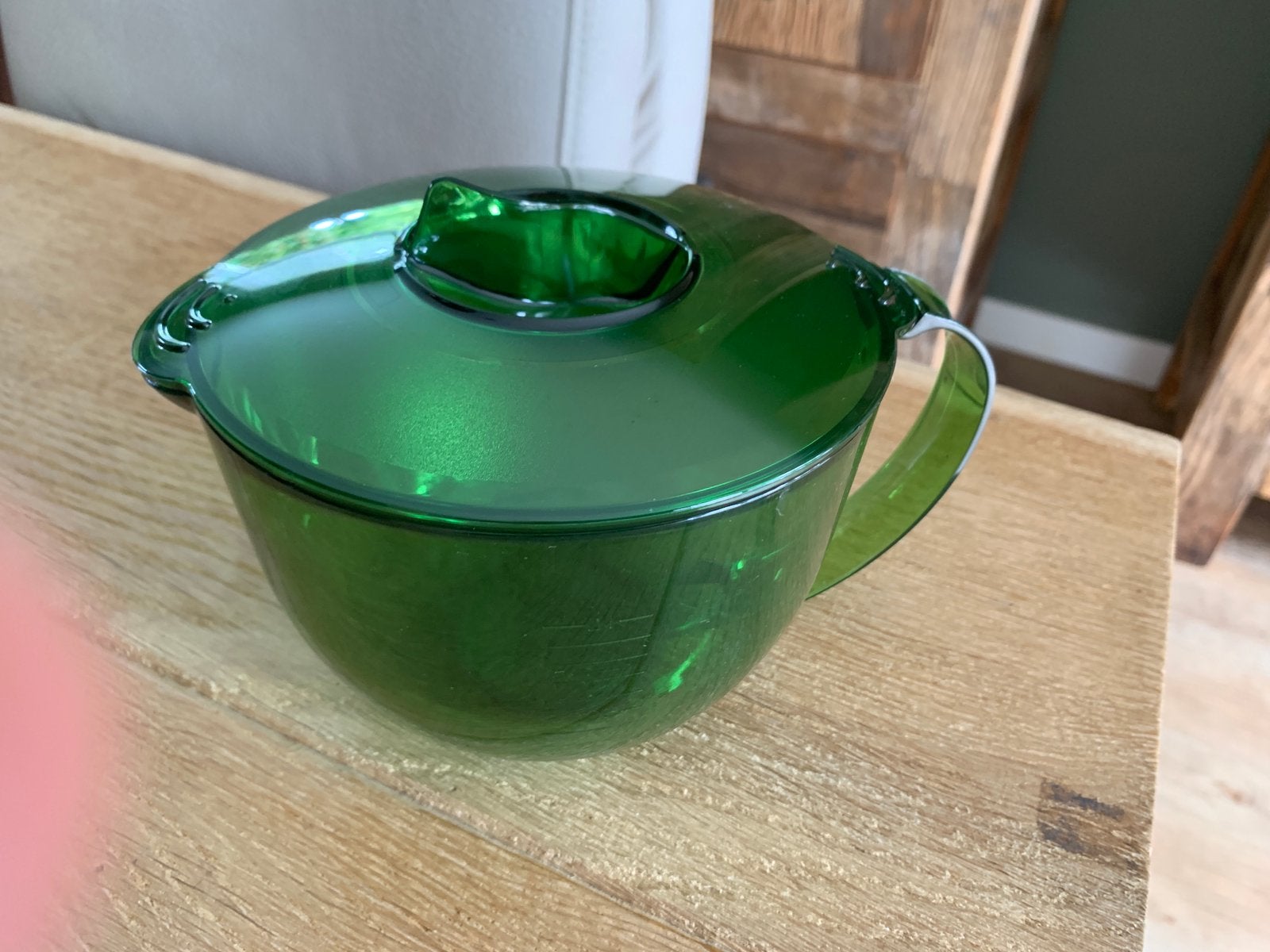 Tupperwave200 magnetron kan 1 liter groen, Tupperware, Met deksel, Verzenden, Beker of Kan