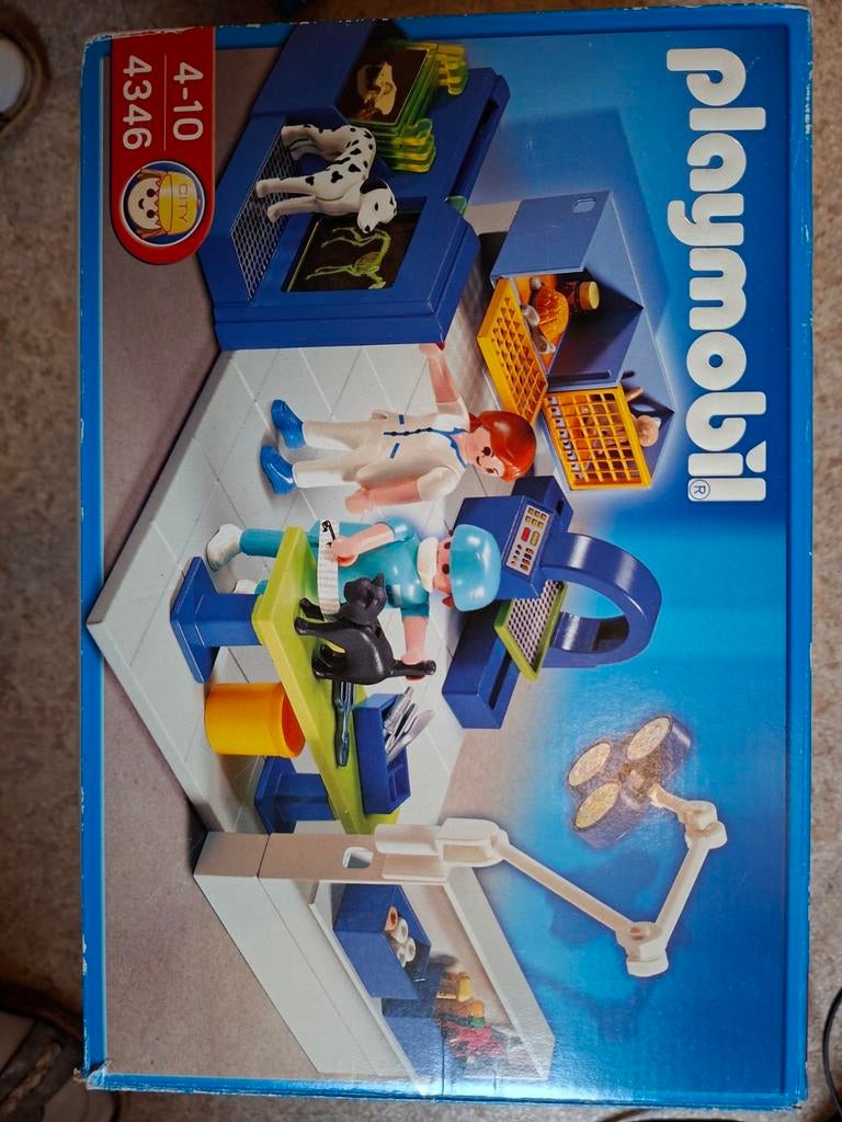 Playmobil Dierenkliniek 4346 - Complete set, Ophalen of Verzenden, Gebruikt, Complete set
