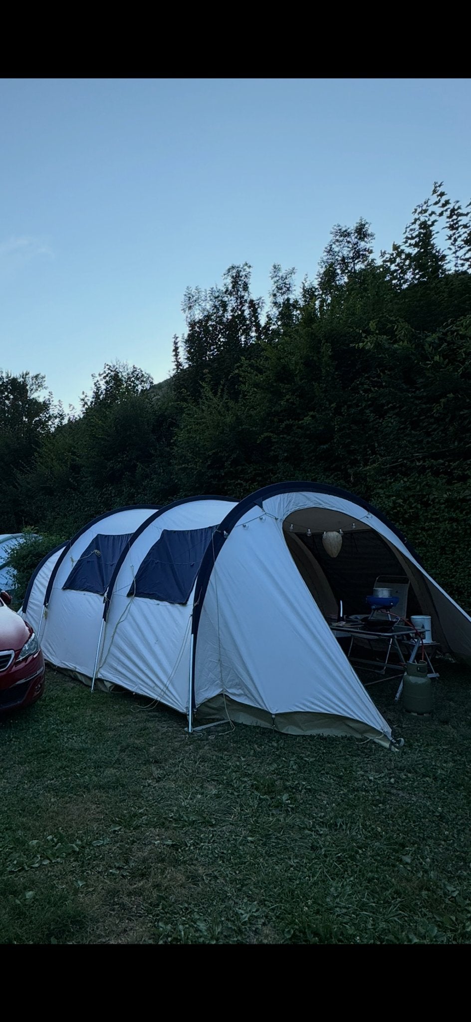Obelink Heavy Cotton 6-persoons tent met 3 slaapcabines, Ophalen, Gebruikt, Tot en met 6