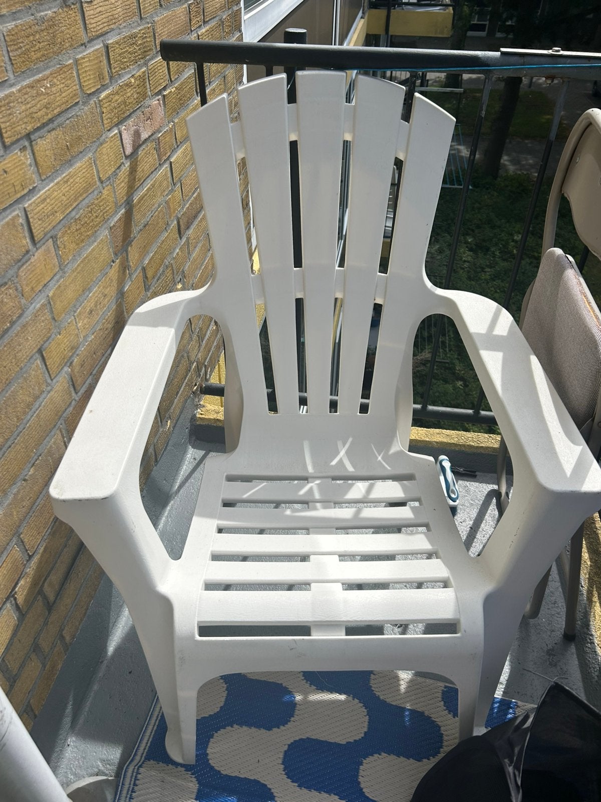 Tuinstoel, Tuin en Terras, Ophalen, Zo goed als nieuw, Kunststof