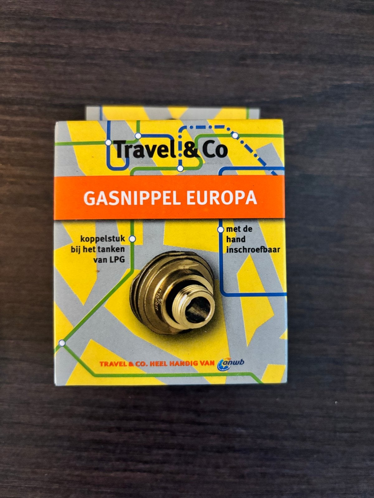 LPG vulnippel Europa - Travel & Co. Gasnippel, Ophalen of Verzenden, Nieuw