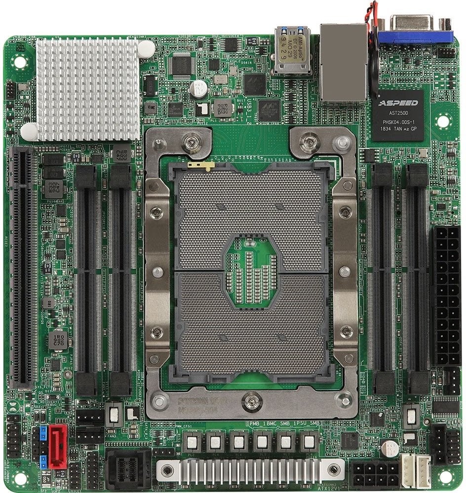 ASRock Rack EPC621D4I-2M Intel Xeon Gold 6130, Computers en Software, Ophalen of Verzenden, Gebruikt, Intel, DDR4